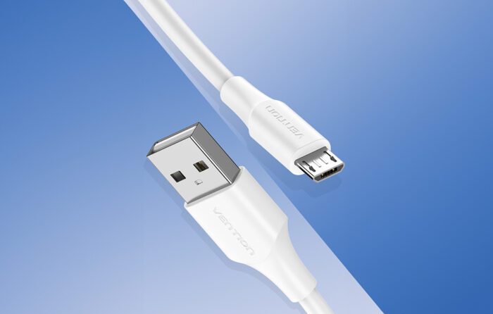 Cable USB 2.0 to Micro USB Vention CTIWF 2A 1m (white) - Image 5