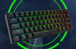 Mechanical keyboard Royal Kludge RK61 RGB, red switch (black) - Image 9