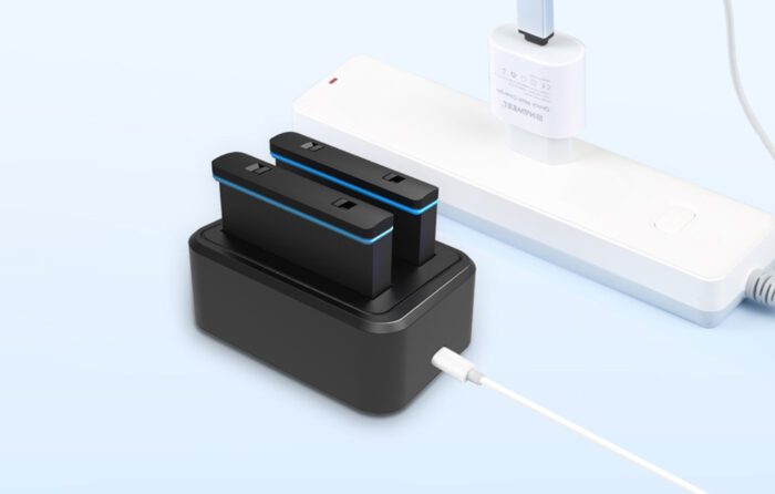 USB Dual Batteries Charger PULUZ For Insta360 X3 - Image 4