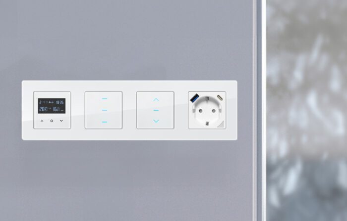 Quadruple frame socket Avatto N-TS10-Frame-W4 (white) - Image 2