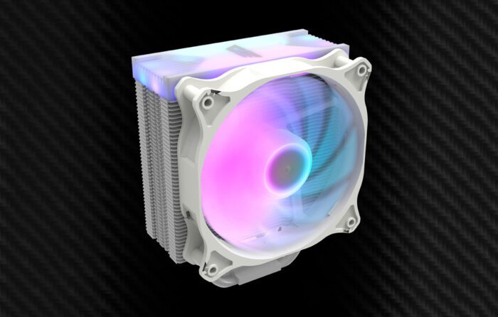 CPU active cooling Darkflash Darkair LED (heatsink + fan 120x120) white - Image 8