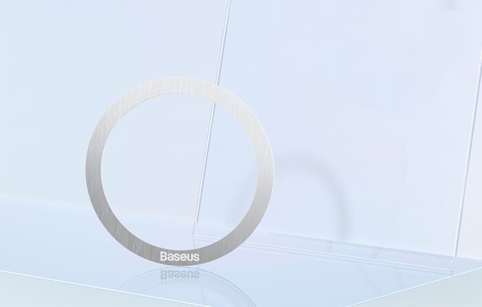 Baseus Halo Magnetic Ring for phones, , MagSafe (Silver) - Image 6