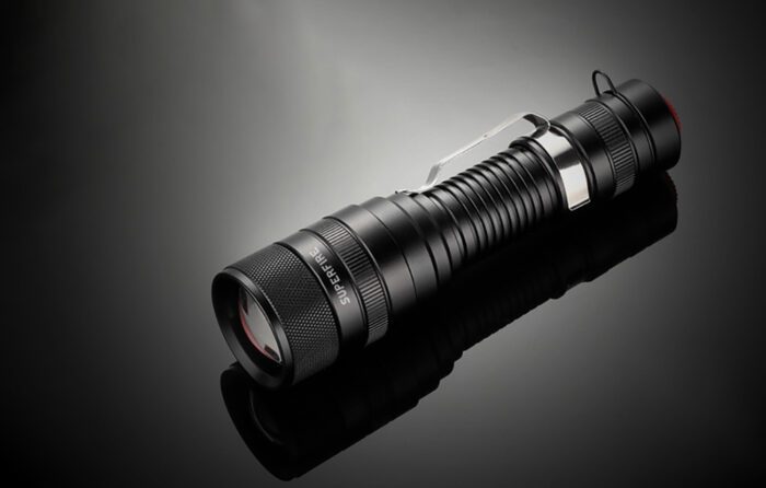 Flashlight Superfire F5, 1100lm, USB - Image 3