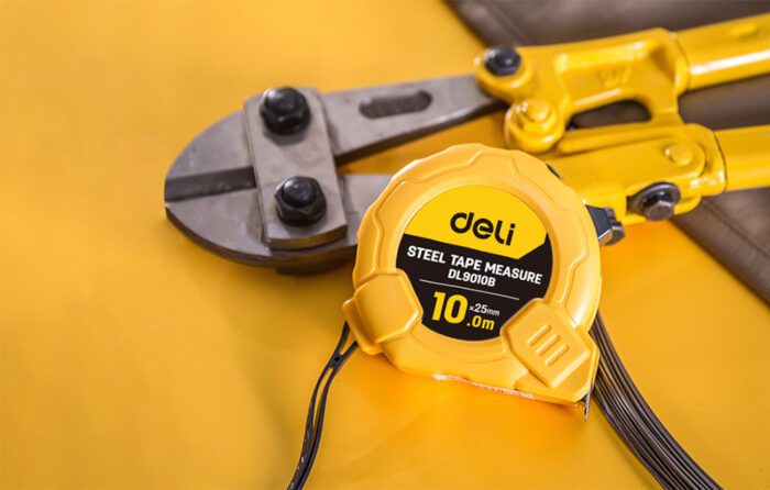 Steel Measuring Tape 10m/25mm Deli Tools EDL9010B (yellow) - Image 6