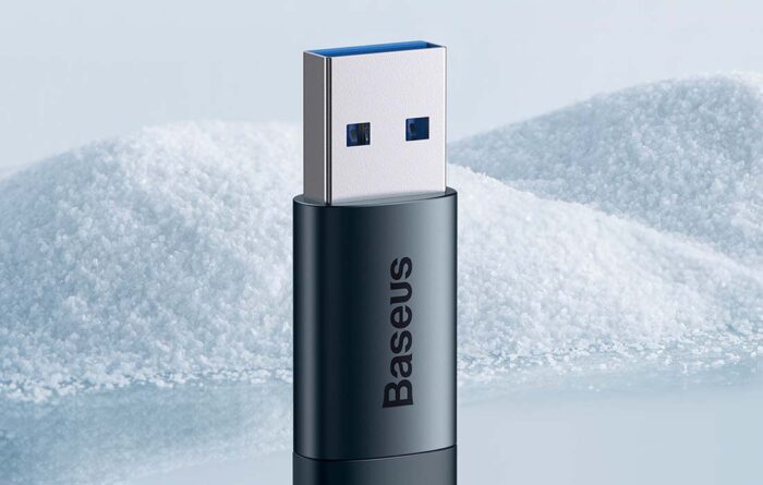 Baseus Ingenuity USB-A to USB-C adapter OTG (blue) - Image 8