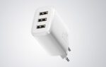 Baseus Compact Quick Charger, 3x USB, 17W (White) - Image 11