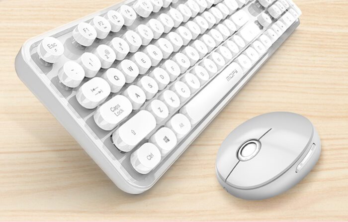 Wireless keyboard + mouse set MOFII Sweet 2.4G (white) - Image 8