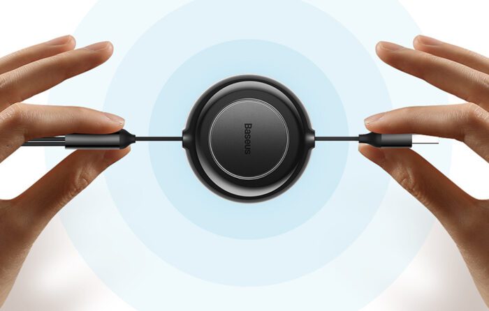 Baseus Bright Mirror 2, USB 3-in-1 cable for micro USB / USB-C / Lightning 3.5A 1.1m (Black) - Image 9