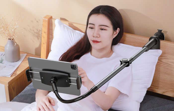 Phone / tablet rotary clip holder Baseus Otaku Life Rotary Pro (gray) - Image 8