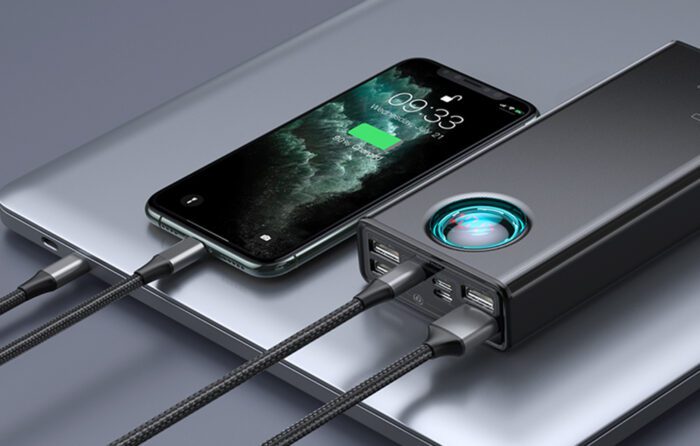 Powerbank Baseus Amblight 30000mAh, 4xUSB, USB-C, 65W (black) - Image 8