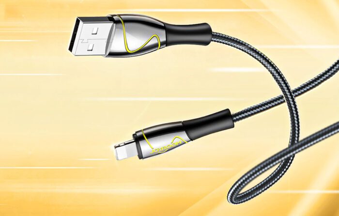 USB Cable for Lightning Joyroom S-2030K6 2.4A 2m (Black) - Image 5