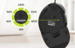 Wired Vertical Mouse Delux M618PU (A825) 7200DPI - Image 5