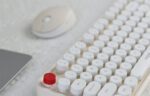 Wireless keyboard + mouse set MOFII Sweet 2.4G (White-Beige - Image 3
