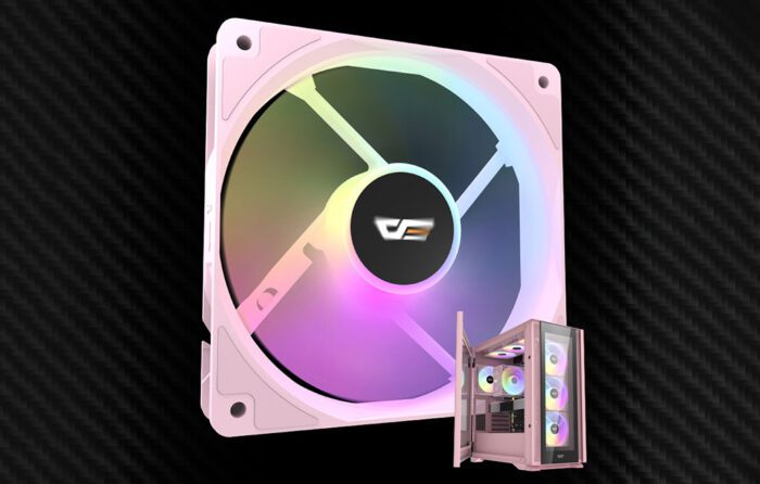 Computer Fan Darkflash CL12 LED (120x120) (pink) - Image 4