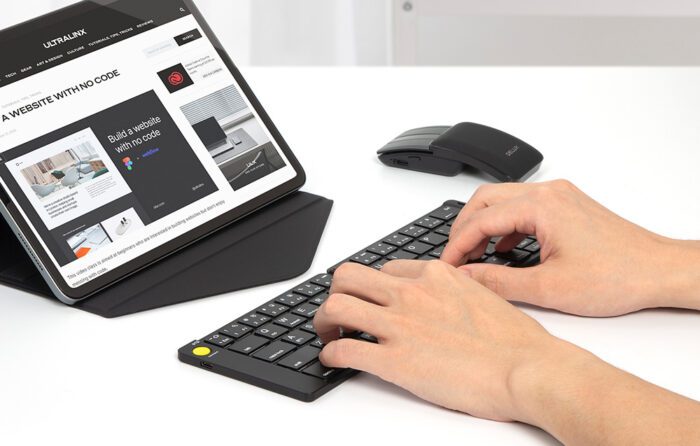 Set Wireless foldable Keyboard Delux KF10 and mouse MF10PR - Image 8