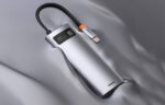 Hub 8in1 Baseus Metal Gleam Series, USB-C to 3x USB 3.0 + HDMI + USB-C PD + Ethernet RJ45 + microSD/SD - Image 8