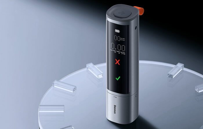 Electronic Breathalyzer Baseus SafeJourney Pro (Grey) - Image 8