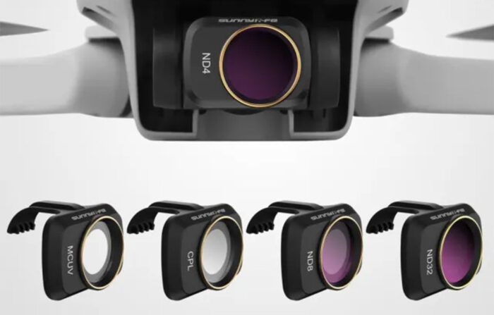 Set of 4 filters ND-PL 4/8/16/32 Sunnylife for DJI Mini 2 SE / Mini 2 (MM-FI9255) - Image 2