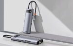 Hub 8in1 Baseus Metal Gleam Series, USB-C to 3x USB 3.0 + HDMI + USB-C PD + Ethernet RJ45 + microSD/SD - Image 9