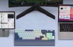 Mechanical keyboard Royal Kludge RK96 RGB, brown switch (blue) - Image 8