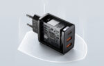 Charger Baseus Compact Quick Charger, 2xUSB, USB-C, PD, 3A, 30W (czarna) - Image 9