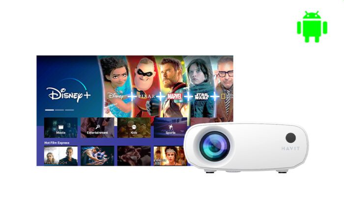 Wireless projector HAVIT PJ207 PRO (white) - Image 9