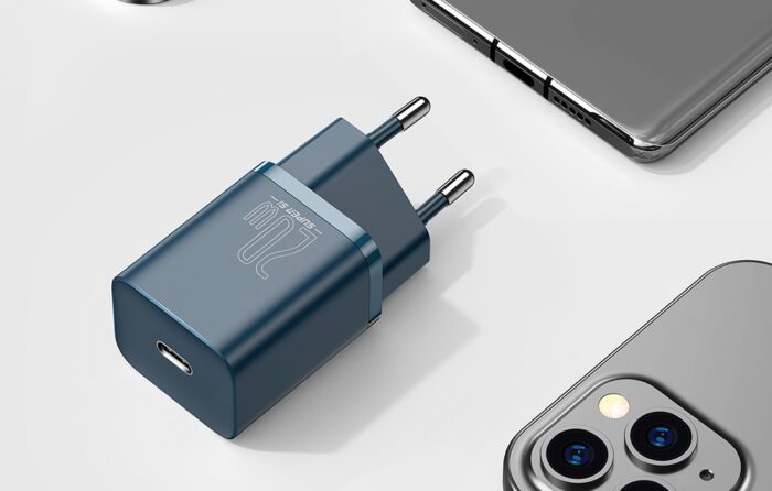 Baseus Super Si Quick Charger 1C 20W with USB-C cable for Lightning 1m (blue) - Image 8