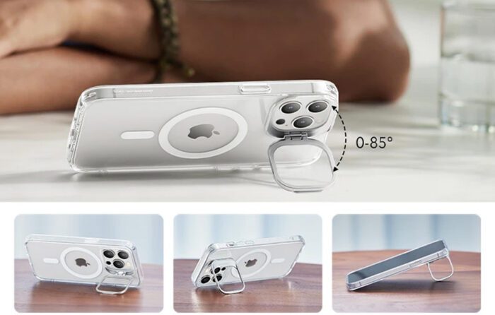 Case ESR Classic Kickstand for iPhone 14 Pro (clear) - Image 4