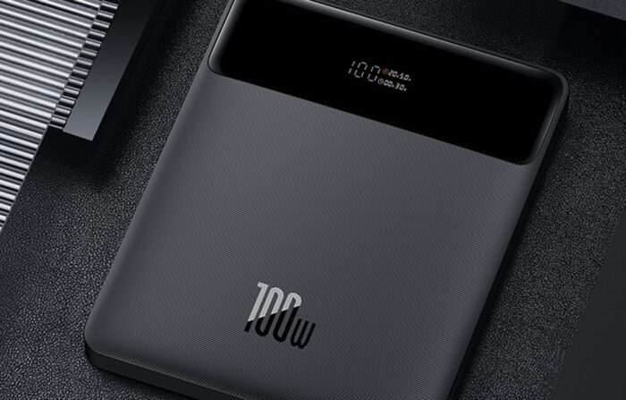 Powerbank Baseus Blade 20000mAh 2xUSB, 2xUSB-C + cable USB-C  100W (black) - Image 9