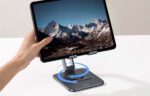 Desktop Biaxial Foldable Metal Stand Baseus (for Tablets) Space Grey - Image 9