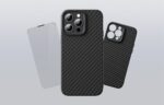 Case Baseus Synthetic Fiber iPhone 15 Pro + tempered glass - Image 8