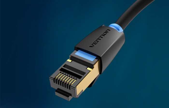 Network Cable CAT8 SFTP Vention IKABH RJ45 Ethernet 40Gbps 2m Black - Image 7