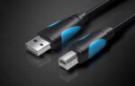 USB 2.0 A to USB-B printer cable Vention VAS-A16-B100 1m Black - Image 6