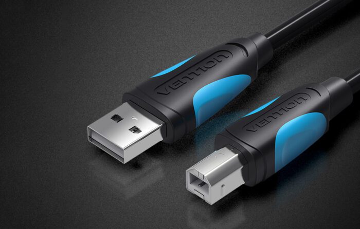 Printer Cable USB 2.0 A to USB-B Vention VAS-A16-B300 3m Black - Image 6