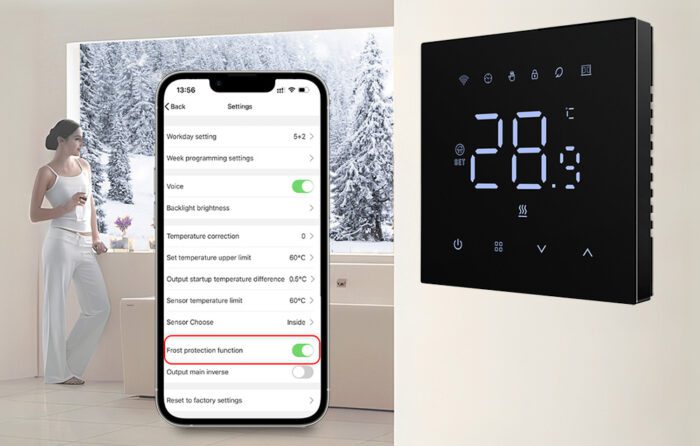Smart thermostat Avatto WT410-BH-3A-B Gas Boiler 3A WiFi - Image 5
