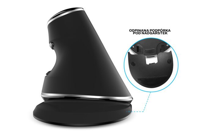Wireless Vertical Mouse Delux M618PD BT+2.4G 4200DPI - Image 5