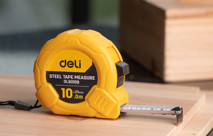 Steel Measuring Tape 10m/25mm Deli Tools EDL9010B (yellow) - Image 7
