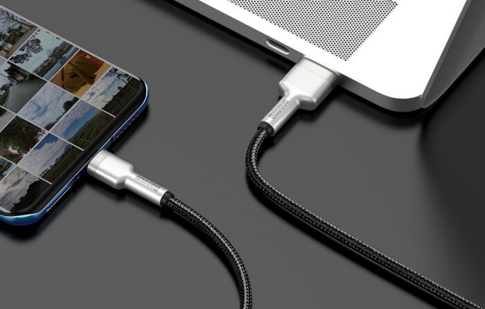 USB cable for USB-C Baseus Cafule, 66W, 2m (black) - Image 9