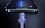 Baseus Crystal Shine cable USB-C to Lightning, 20W, PD, 1.2m (purple) - Image 9