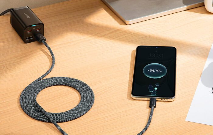 Cable USB to USB-C Baseus Dynamic Series, 100W, 2m (black) - Image 8