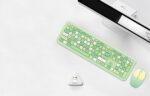 Wireless keyboard + mouse set MOFII 666 2.4G (Green) - Image 4