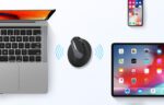 Wireless Vertical Mouse Delux M618Mini DB BT+2.4G 2400DPI (black) - Image 8