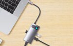 Hub 4in1 Baseus Metal Gleam Series, USB-C to 4x USB 3.0 - Image 8