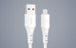 USB to Micro USB cable VFAN Colorful X12, 3A, 1m (white) - Image 5