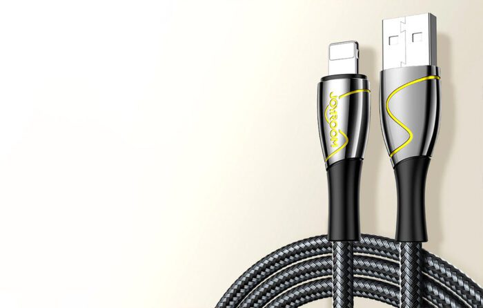 USB Cable for Lightning Joyroom S-2030K6 2.4A 2m (Black) - Image 2