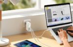 Wall charger Baseus GaN5 Pro 2xUSB-C + USB, 140W (white) - Image 10