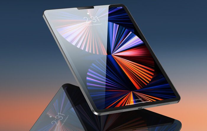 Tempered Glass Baseus 0.3mm for iPad 12.9" (2pcs) - Image 8