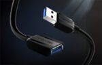 Extension Cable USB 3.0 male to USB female Vention VAS-A45-B300 3m (Black) - Image 2