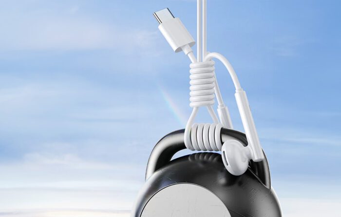 Wired Earphones Joyroom JR-EC05, Type-C (White) - Image 6