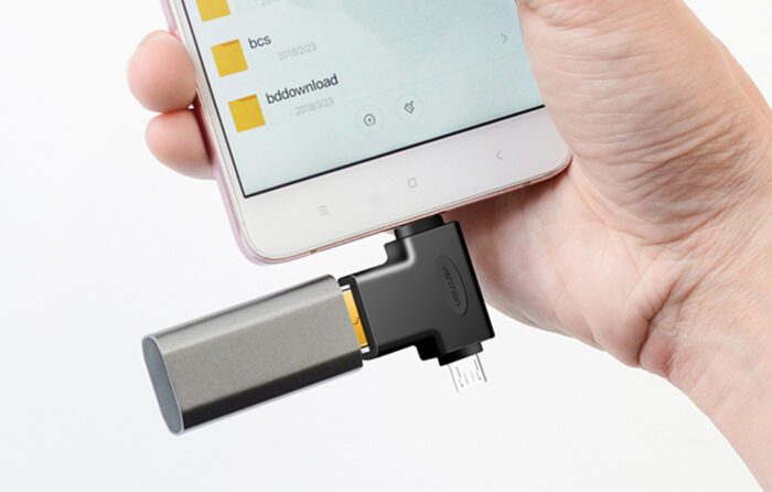 Adapter OTG USB 3.0 to USB-C and Micro USB Vention CDIB0 - Image 7